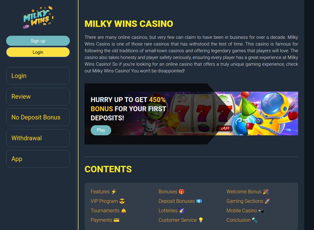 Exploring Table Games at Milky Wins Casino Exploring Table Games at Milky Wins Casino